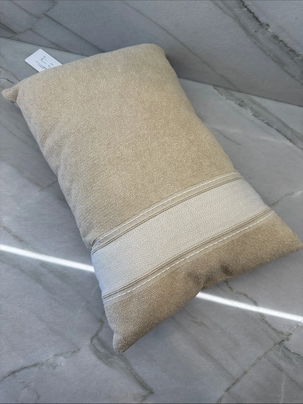 NWT Hermes Yachting Uni Beach Pillow Beige